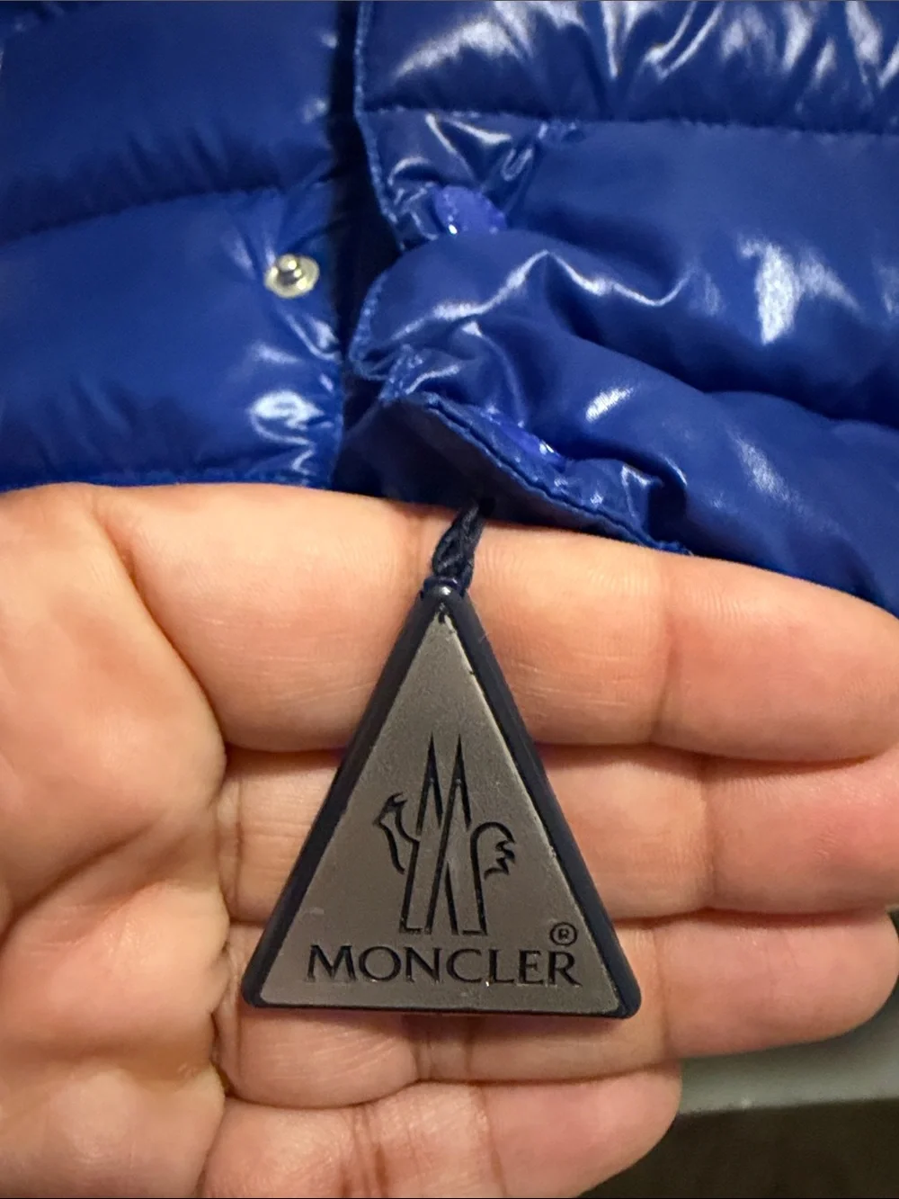 Moncler Kids Royal Blue Puffer Vest